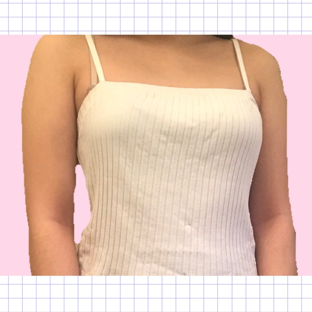 Ribbed Cropped Tank Top